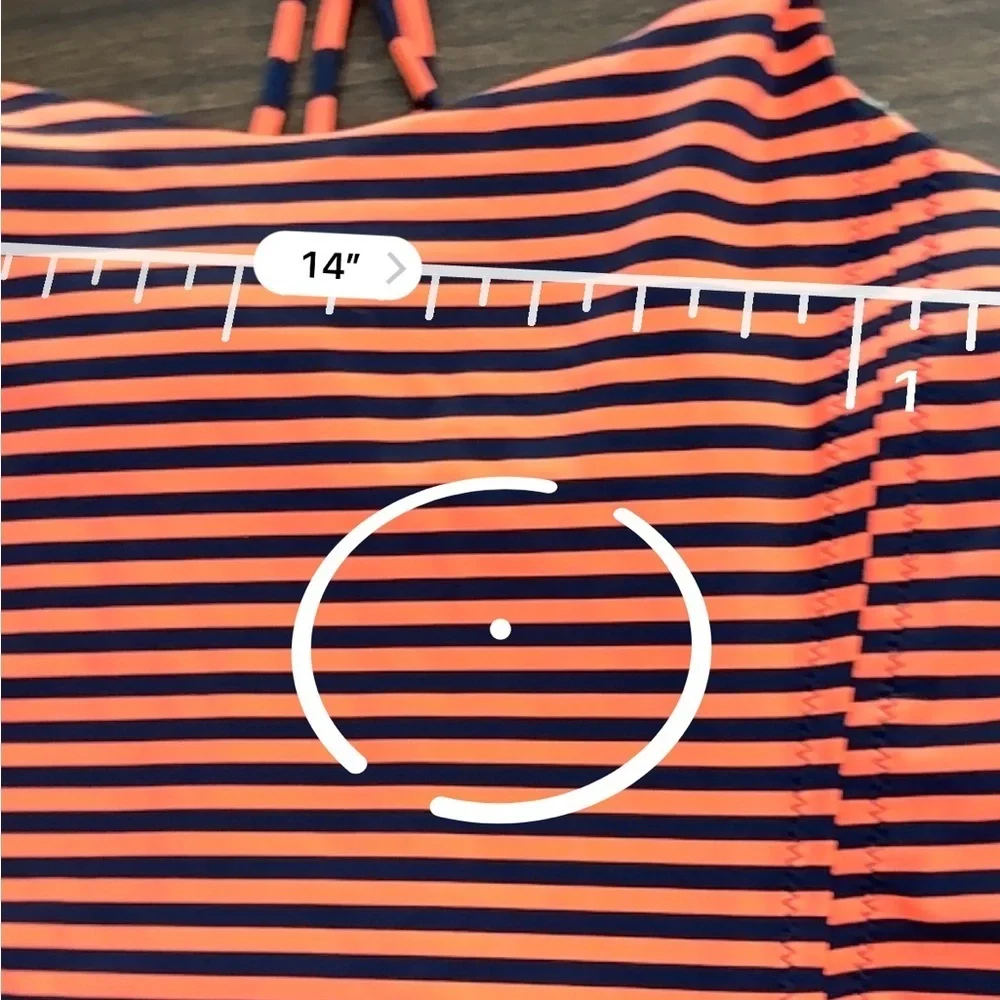 Lululemon Athletica blue and orange To be free Tank Top